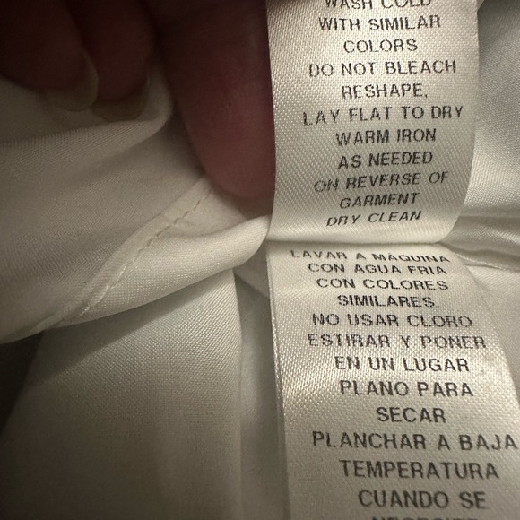 DONNA Morgan Long Sleeve Blue, Brown & Cream Circle Print Mini Dress Size 8 NWT - Picture 12 of 14